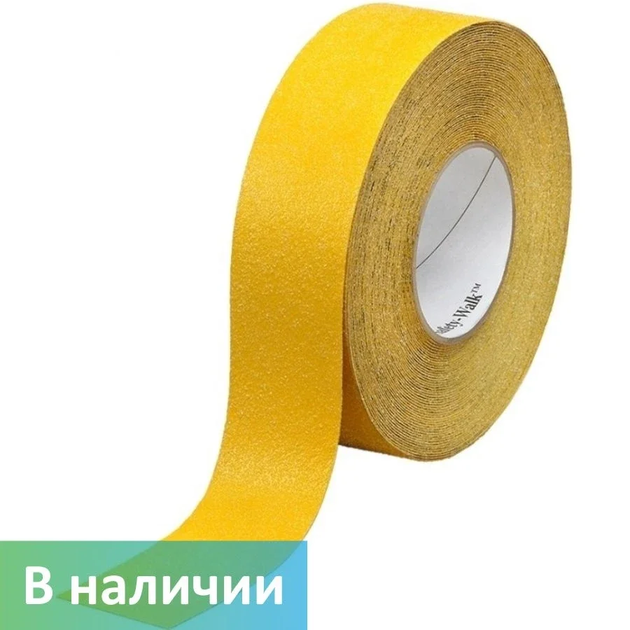 Противоскользящая лента — жёлтая (абразивная) — sariq lenta